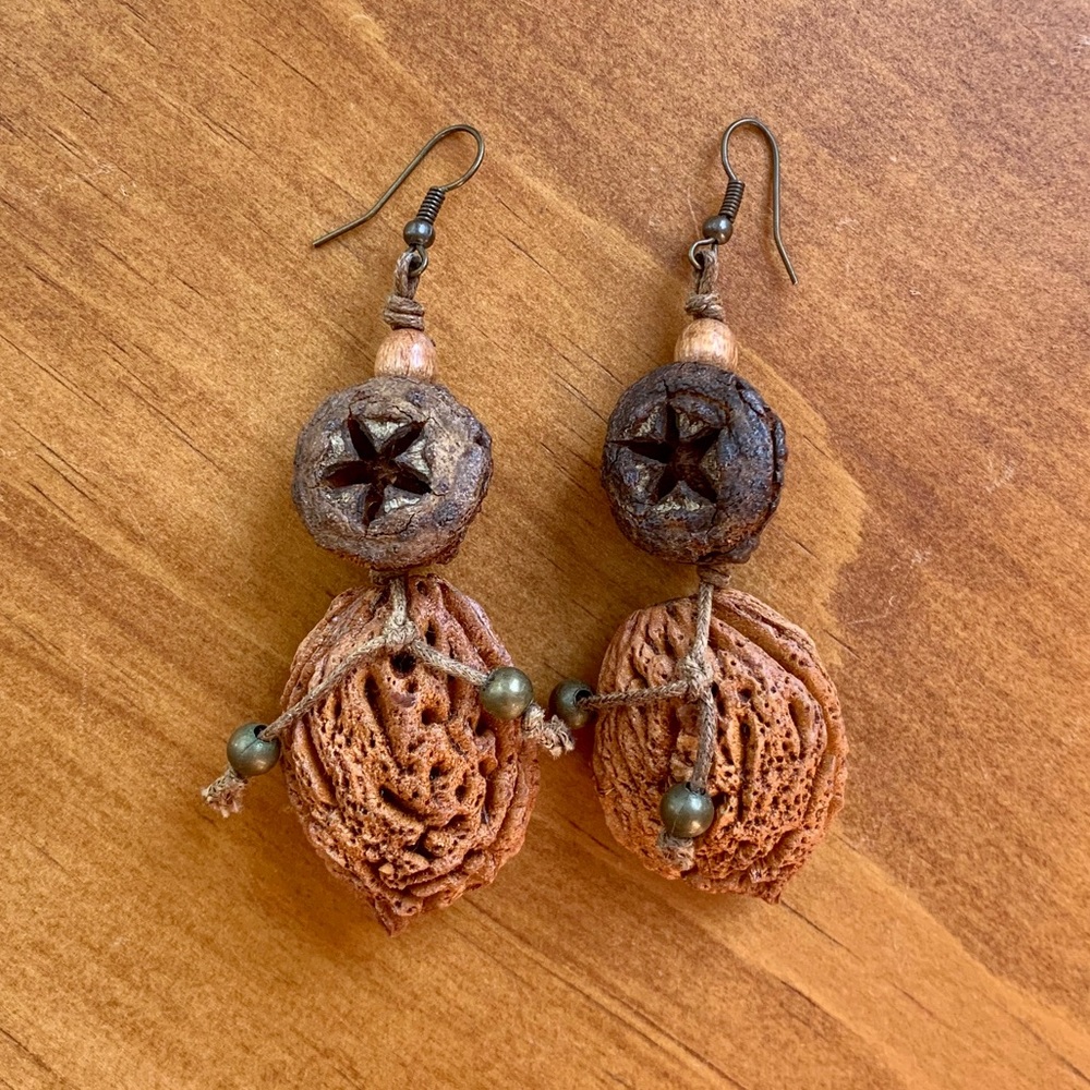 Handmade nature earrings